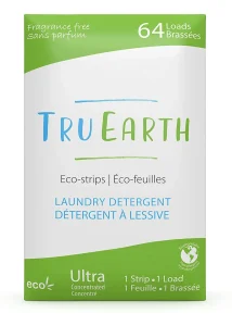 TRU EARTH - Eco-Strips Platinum Laundry Detergent 64 (fragrance free)